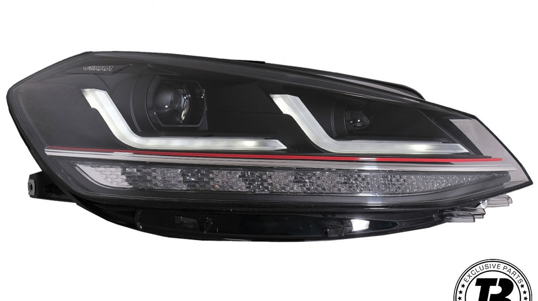 Faruri Osram Full LED compatibile cu VW Golf 7.5 (17-20) Red