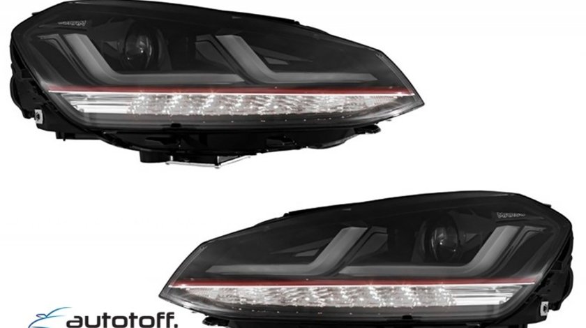 Faruri Osram Full LED VW Golf 7 (2012-2017) GTI Red Design