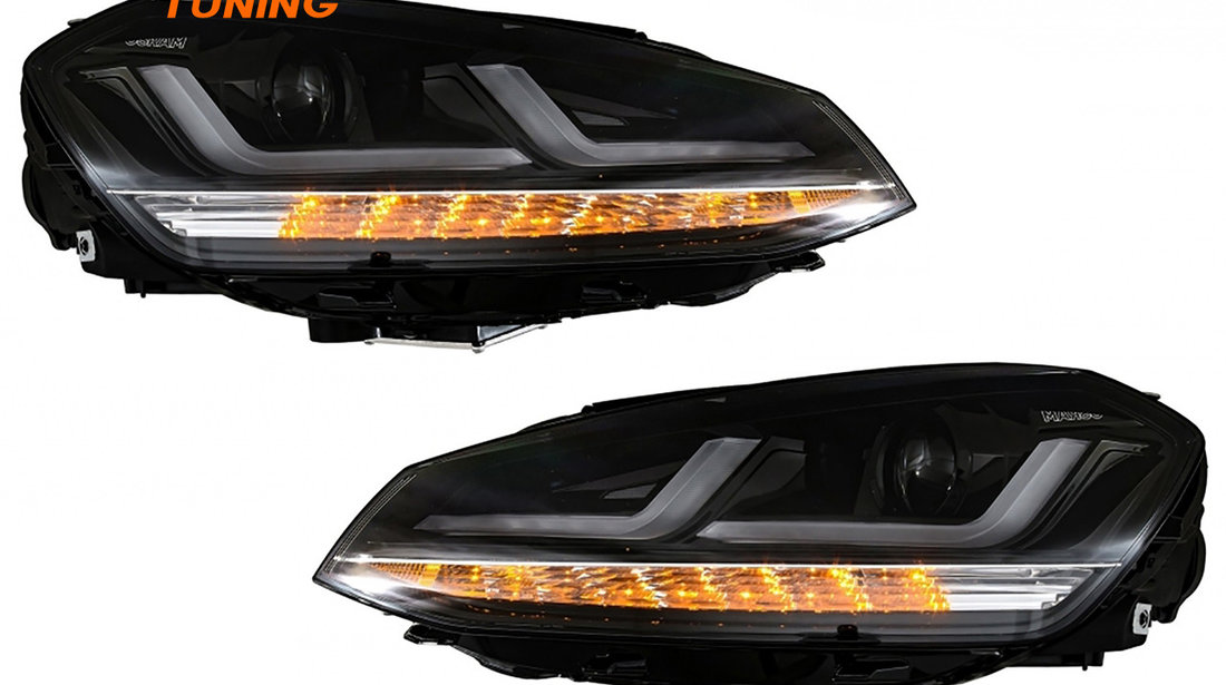 Faruri Osram LED compatibile cu VW Golf 7 (12-17) Black Design