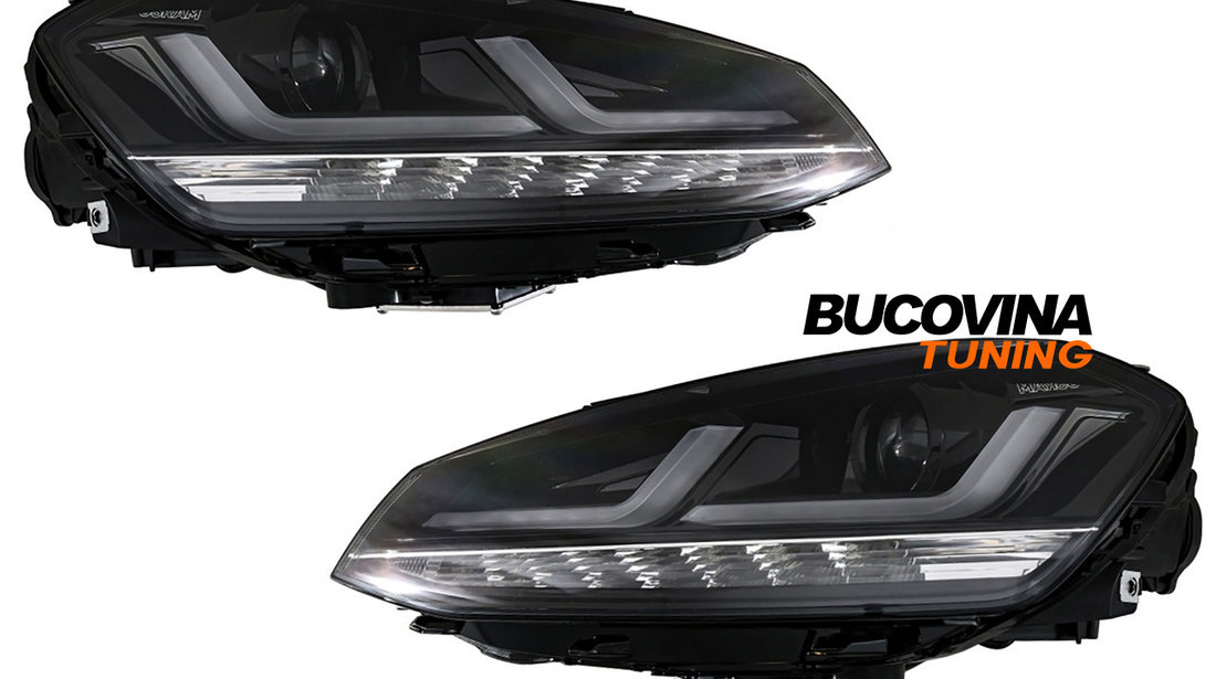 Faruri Osram LED compatibile cu VW Golf 7 (12-17) Black Design