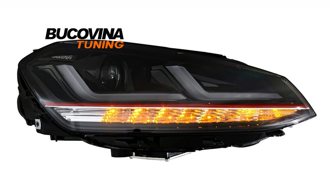 Faruri Osram LED compatibile cu VW Golf 7 (12-17) Red pentru Xenon