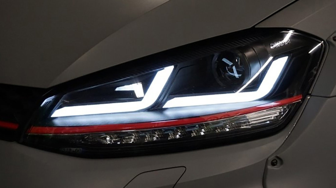 Faruri Osram LED compatibile cu VW Golf 7 (12-17) Red pentru Xenon