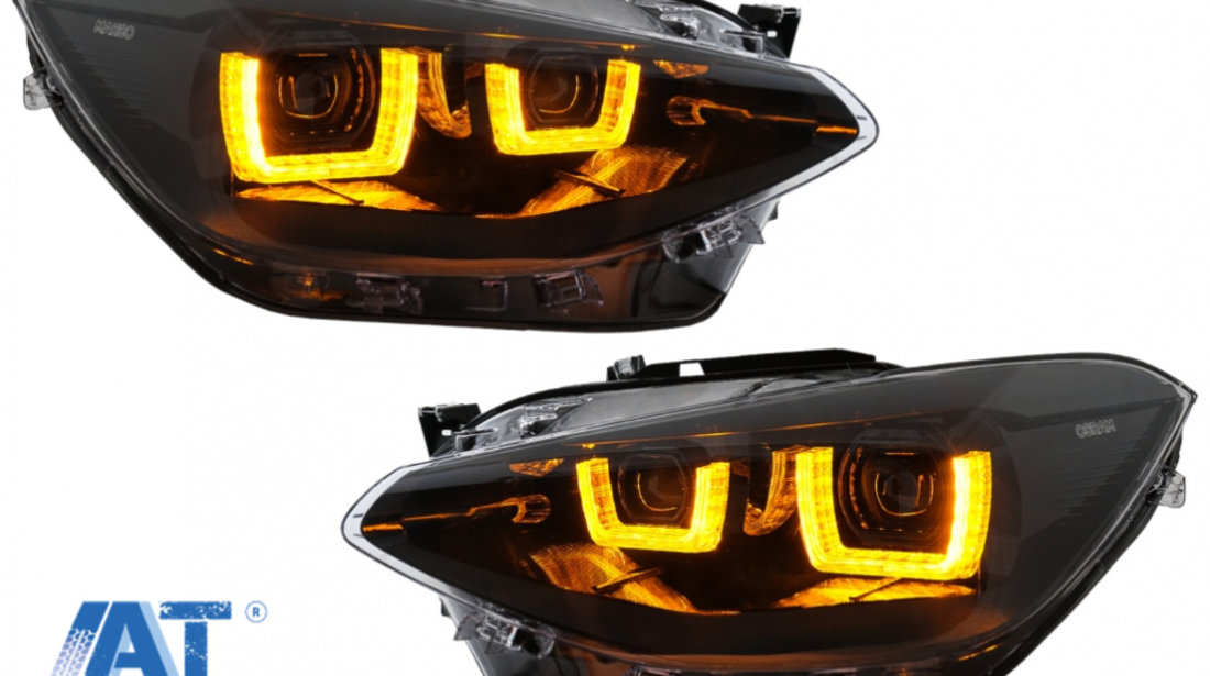 Faruri Osram LED DRL compatibil cu BMW 1 Series F20 F21 (06.2011-03.2015) Negru