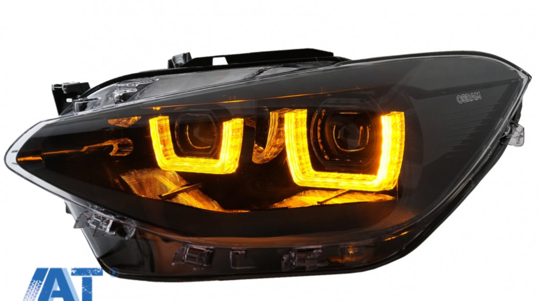 Faruri Osram LED DRL compatibil cu BMW 1 Series F20 F21 (06.2011-03.2015) Negru