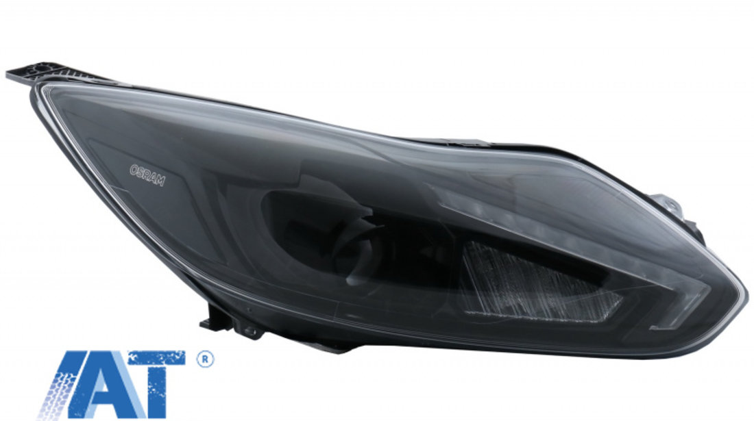 Faruri Osram LED DRL compatibil cu Ford Focus III (2011-11.2014) Negru Upgrade pentru Halogen