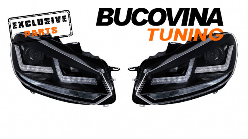 FARURI OSRAM LED VW GOLF 6 (08-13) BLACK DESIGN
