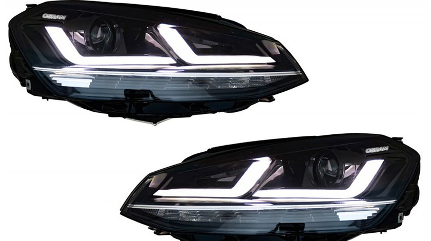 Faruri Osram LED VW Golf 7 (12-17) Crom Design pentru Xenon