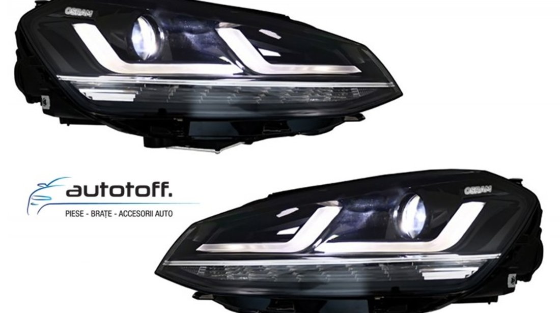 Faruri Osram LED VW Golf 7 (2012-2017) Crom Design