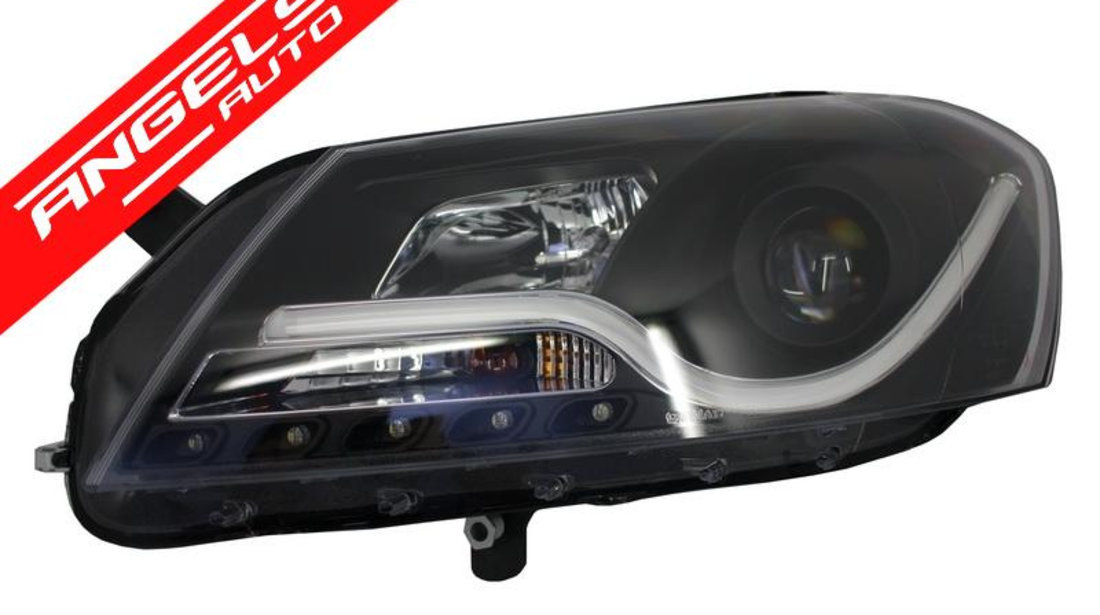 Faruri Passat B7 Volkswagen (2010-2014) DRL Negru