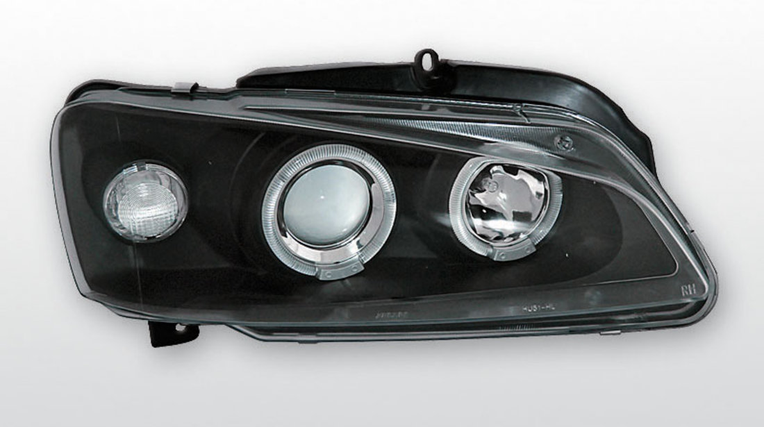 Faruri Peugeot 106 1996-2003 Angel Eyes Negru