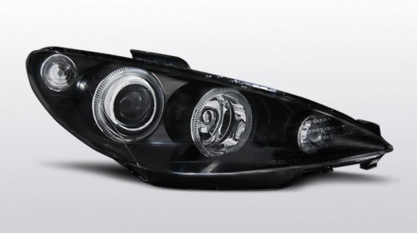 FARURI PEUGEOT 206 AN 2002 ANGEL EYES NEGRU