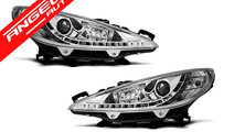 Faruri PEUGEOT 207 05.06-06.12 DAYLIGHT CHROME W/M...