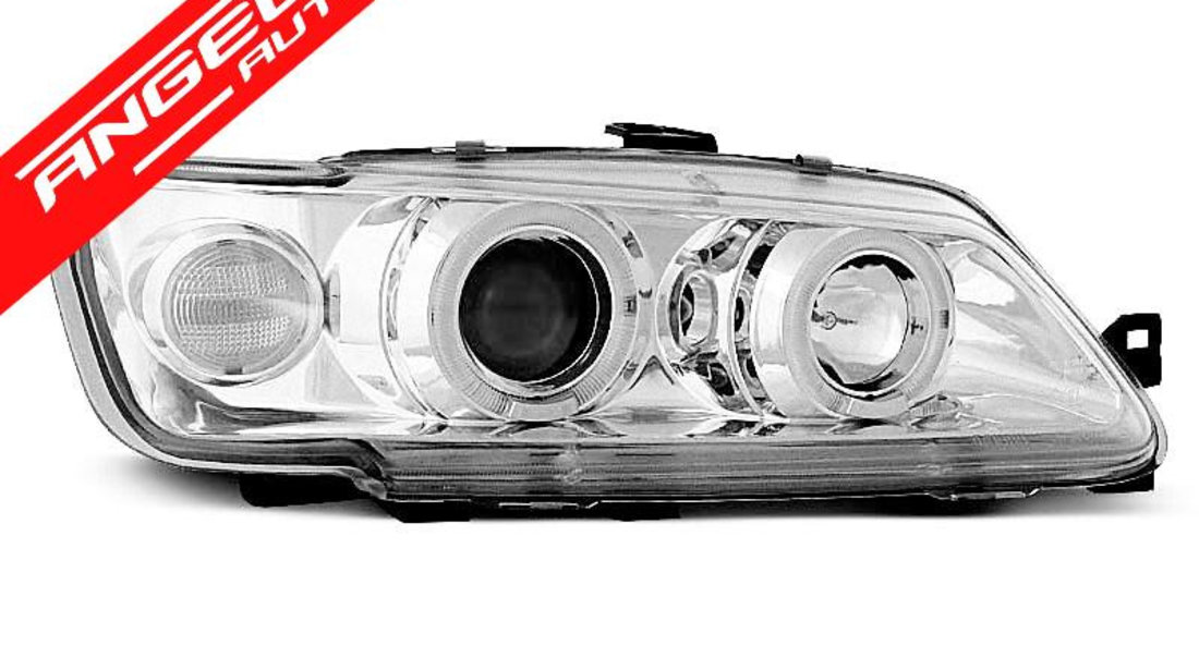 Faruri PEUGEOT 306 02.93-04.97 ANGEL EYES CHROME