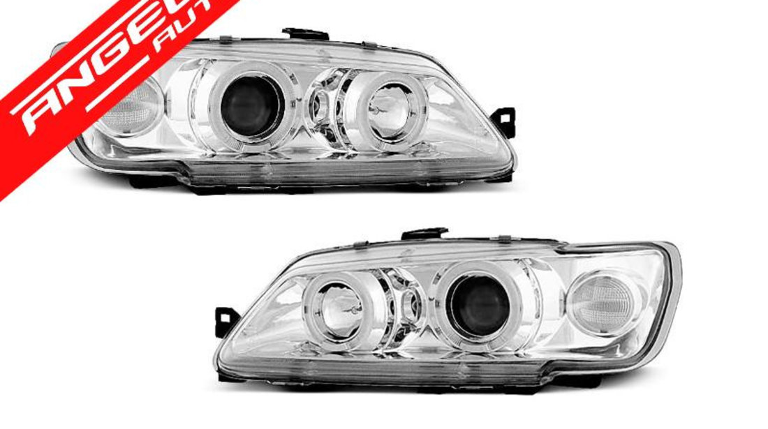 Faruri PEUGEOT 306 02.93-04.97 ANGEL EYES CHROME