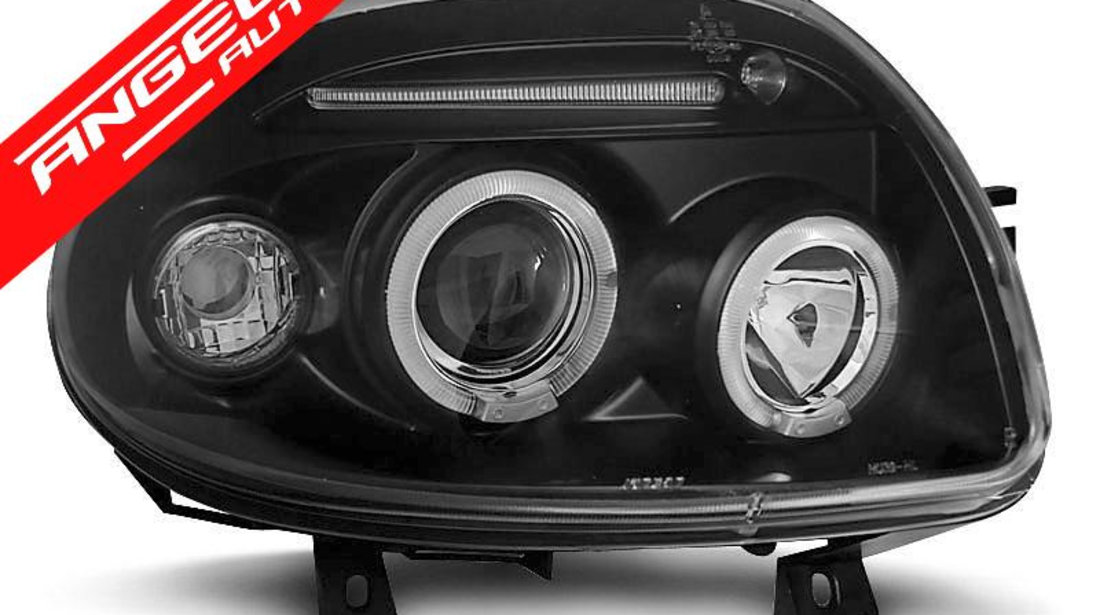 Faruri RENAULT CLIO II 09.98-05.01 ANGEL EYES Negru