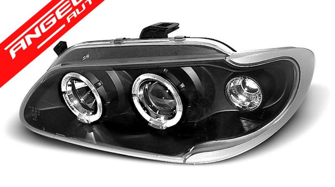 Faruri RENAULT MEGANE / SCENIC 96-99 ANGEL EYES Negru