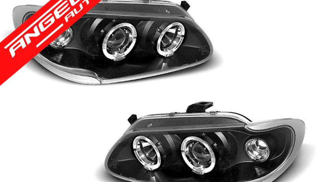 Faruri RENAULT MEGANE / SCENIC 96-99 ANGEL EYES Negru