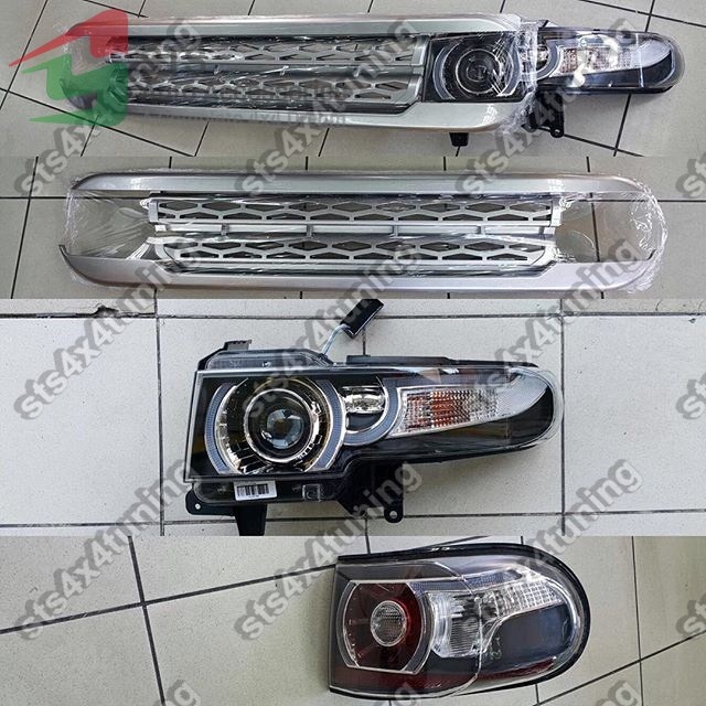 FARURI+STOPURI+GRILA FATA TOYOTA FJ CRUISER 2007-2018 [DESIGN EVOQUE 2012]