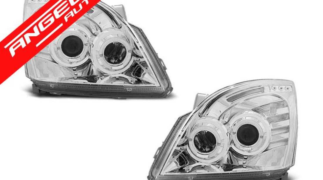 Faruri TOYOTA LAND CRUISER 120 03-09 ANGEL EYES CHROME