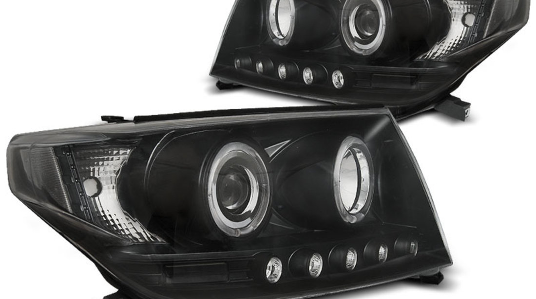 Faruri  TOYOTA LAND CRUISER FJ200 07-12 ANGEL EYES NEGRU