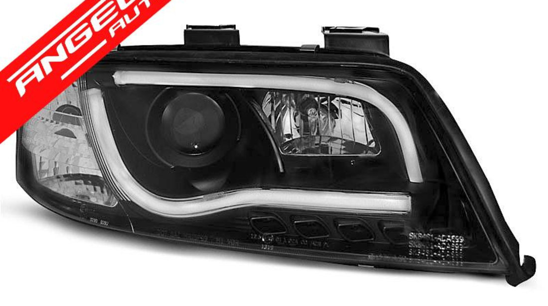 Faruri TUBE LIGHT AUDI A6 1997-2001 Black Design