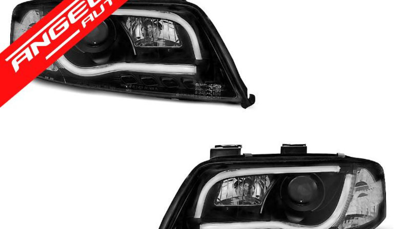 Faruri TUBE LIGHT AUDI A6 1997-2001 Black Design