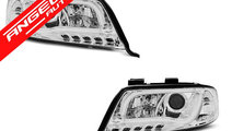 Faruri TUBE LIGHT AUDI A6 1997-2001 Chrome