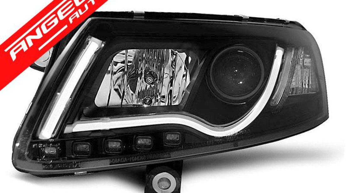 Faruri TUBE LIGHT AUDI A6 4f 2004-2008 Black