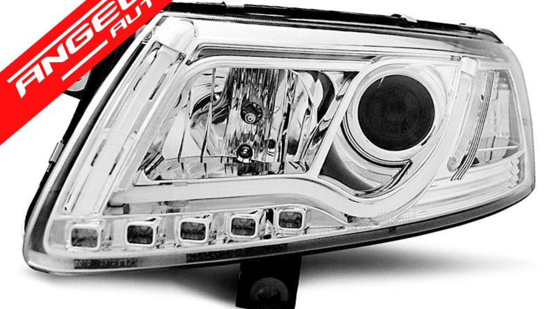 Faruri TUBE LIGHT AUDI A6 4F 2004-2008 Crom