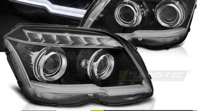 Faruri TUBE LIGHT BLACK compatibila MERCEDES GLK X204 06.08-08.12