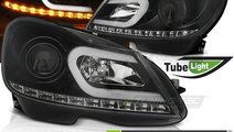 Faruri TUBE LIGHT BLACK compatibila MERCEDES W204 ...