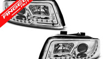 Faruri TUBE LIGHT CHROME potrivite pentru AUDI A4 ...