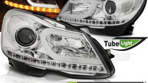 Faruri TUBE LIGHT Crom look compatibila MERCEDES W...