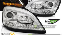 Faruri TUBE LIGHT Crom look SEQ compatibila MERCED...