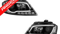 Faruri TUBE LIGHT DRL AUDI A3 8P 2008-2012 Negru