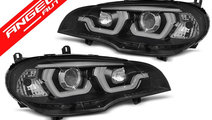 Faruri TUBE LIGHT DRL BMW X5 E70 2007-2013 Black