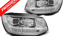 Faruri TUBE LIGHT DRL VW T6 2015-2019 Chrome Semna...