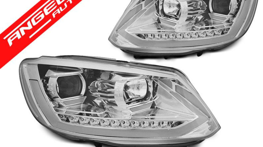 Faruri TUBE LIGHT DRL VW TOURAN II 2010-2015 Chrome