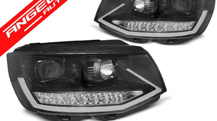 Faruri TUBE LIGHT DRL VW Transporter T6 2015-2019 Black