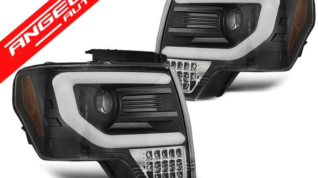 Faruri TUBE LIGHT FORD F150 2008-2014 Black