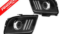 Faruri TUBE LIGHT FORD MUSTANG 2004-2009 Negru