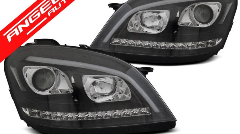 Faruri TUBE LIGHT MERCEDES ML W164 2005-2007 Black