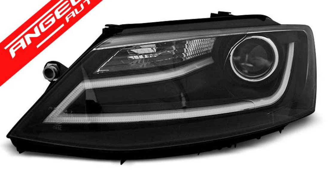 Faruri TUBE LIGHT VW JETTA VI 2011-2018 Black Design