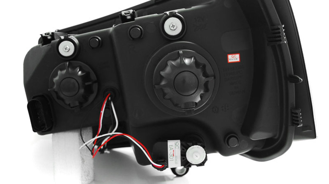 Faruri U-LED LIGHT Crom look compatibila VW T5 2010-2015