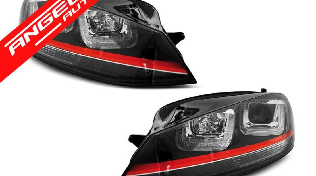 Faruri U-LED LIGHT VW GOLF 7 2012-2017 Red Line