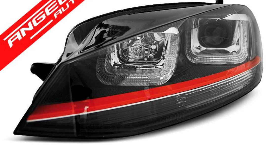 Faruri U-LED LIGHT VW GOLF 7 2012-2017 Red Line