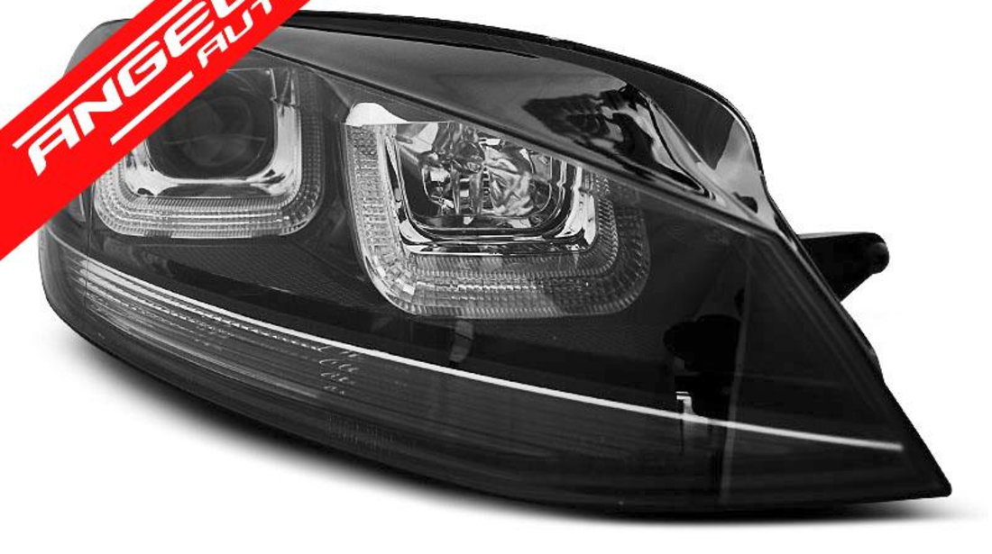 Faruri U-LED VW GOLF 7 2012-2017 Black Design