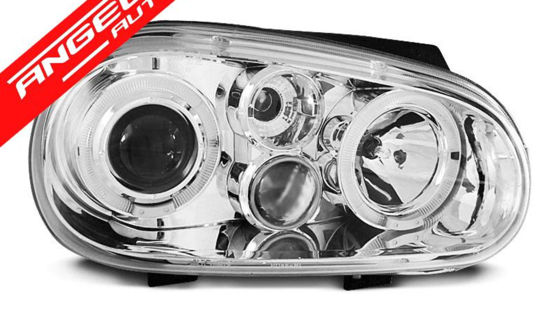 Faruri VW GOLF 4 09.97-09.03 ANGEL EYES CHROME