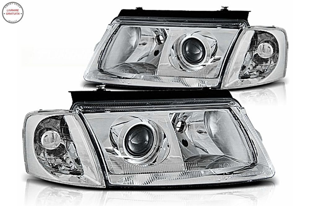 Faruri VW Passat B5 3B 11.1996-08.2000 Crom H7/H7- livrare gratuita