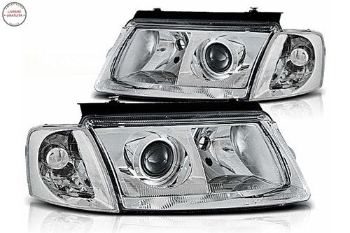 Faruri VW Passat B5 3B 11.1996-08.2000 Crom H7/H7- livrare gratuita